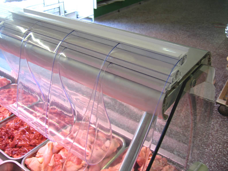 chladiaci pult pre čerstvé mäsové výrobky 